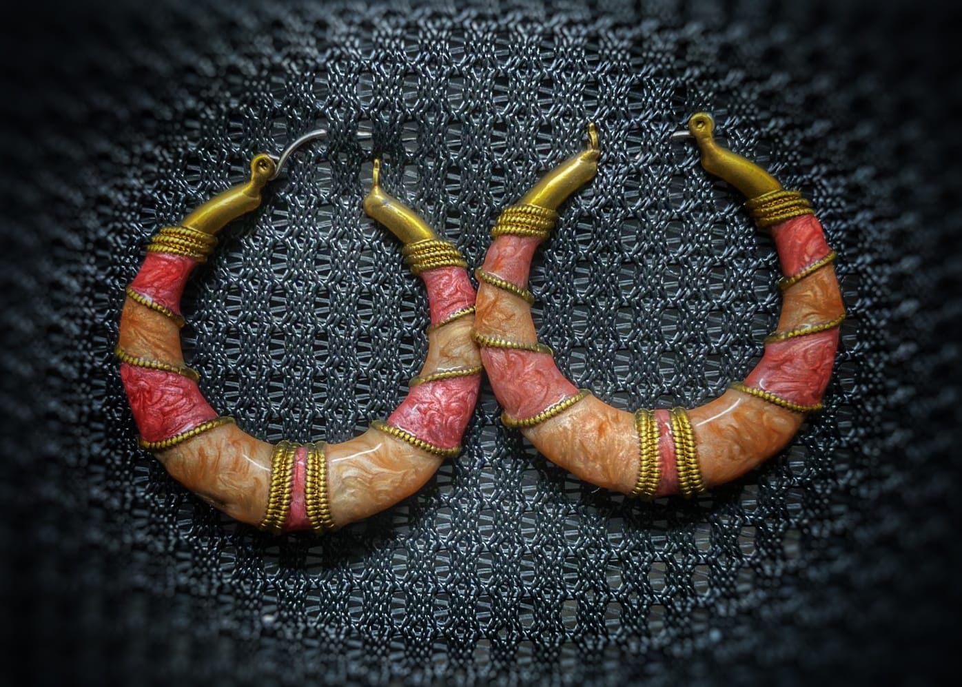 Textured Hoop Earrings